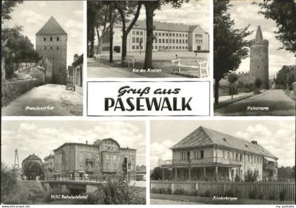 Pasewalk Tor Turm Hotel Kinderkrippe o