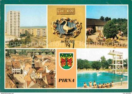 Pirna Elbe Sachsen Gaststaette Naherholungszentrum Pirna Copitz Markt Freibad