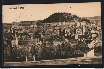 AK Pössneck, Panoramaansicht