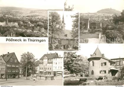 Poessneck Gottesackerkirche Markt Glockenturm