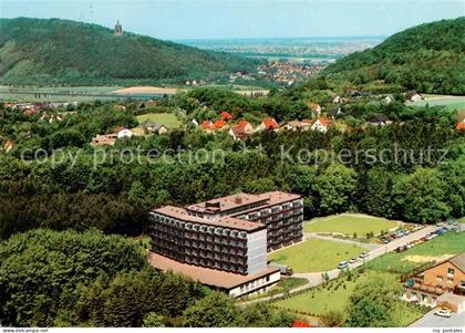 Porta Westfalica Sanatorium Porta Westfalica Fliegeraufnahme