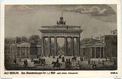 Berlin - Brandenburger Tor 1858