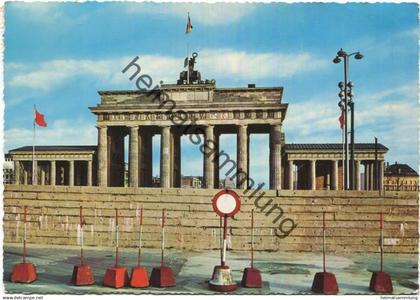 Berlin - Brandenburger Tor - AK Grossformat gel.