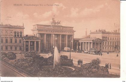 Berlin - Brandenburger Tor u. Pariser Platz