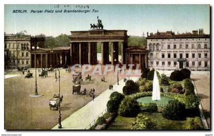 CPA Berlin Pariser und Brandenburger Tor