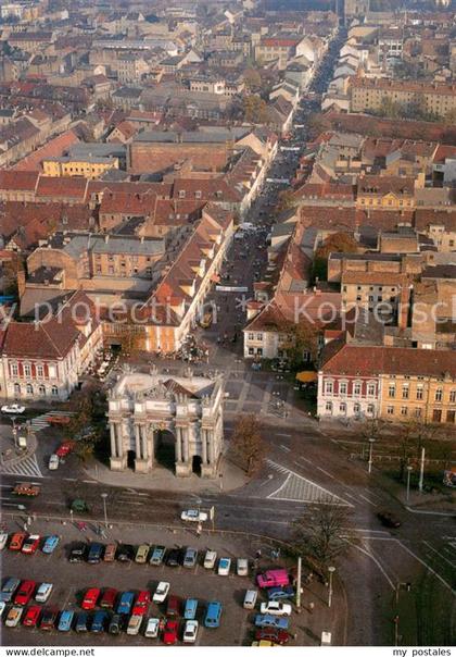 Potsdam Brandenburger Tor Fliegeraufnahme