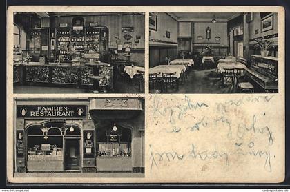 AK Berlin-Prenzlauer Berg, Familien-Restaurant von Robert Pech in der Greifswalderstrasse 225