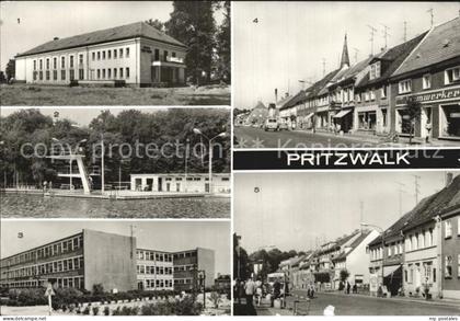 Pritzwalk Kulturhaus Erich Weinert Hainholzbad Wilhelm Piek Oberschule Karl Marx