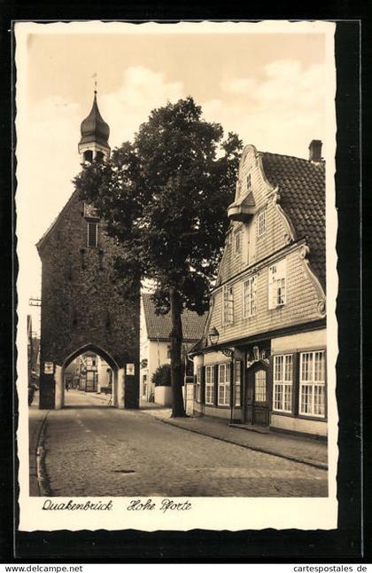 AK Quakenbrück, auf der Strasse unter der Hohen Pforte