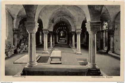 Quedlinburg, Schlosskirche, Krypta