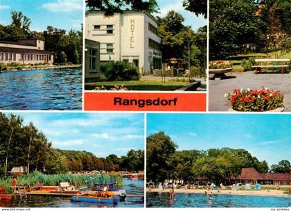 Rangsdorf Rangsdorfer-See Seebad-Casino Hotel-Rangsdorfer-Hof Freibad Campingpla
