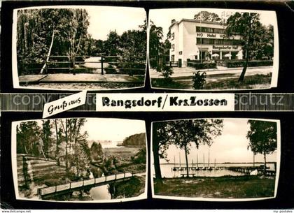 Rangsdorf Teilansichten Hafen HO Hotel Rangsdorfer Hof