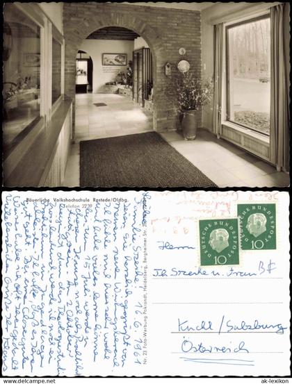 Ansichtskarte Rastede Bäuerliche Volksschule - Innen 1959