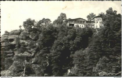 Rathen Saechsische Schweiz Rathen Fels Rauenstein Gaststaette x 1969