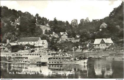 Rathen Saechsische Schweiz Rathen Schiff x 1957