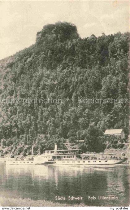 Saechsische Schweiz Fels Lilienstein