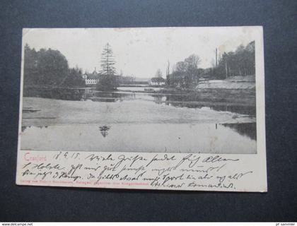 DR Feldpost AK 1.WK 1915 alte PK um 1900 Cranford / Ratingen Verlag Hubert Buschhausen Ratingen gegenüber Kriegerdenkmal
