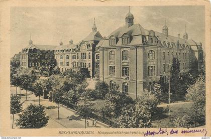 Allemagne - Germany - Rhénanie-du-Nord-Westphalie - Recklinghausen - Knappschaftskrankenhaus - Hôpital des mineurs
