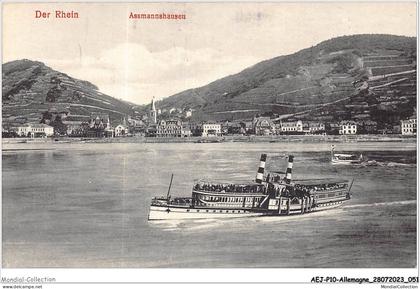 AEJP10-0807- ALLEMAGNE - DER RHEIN - ASSMANNSHAUSEN