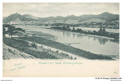 CC-BFP1-0593-ALLEMAGNE - Drachenfels und Siehengebirge