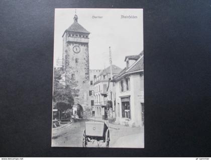 AK 1908 Oberthor Rheinfelden Absender aus dem Hotel Schützen Rheinfelden