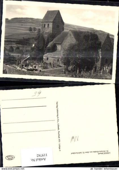 119742,Lüdge Westfalen St. Kilians-Kirche aus d. 12. Jh.