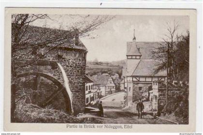 39052345 - Nideggen, Eifel mit Partie in Brueck ungelaufen  An den Ecke n kleine Knicke, sonst gut erhalten