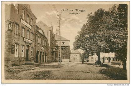 Allemagne - Rhénanie-du-Nord-Westphalie - Gruss aus Nideggen - Marktplatz - Attention voir état