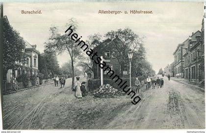 Burscheid - Altenbergerstrasse - Höhstrasse - AK ca. 1910 - Verlag Rob. Reininghaus Burscheid