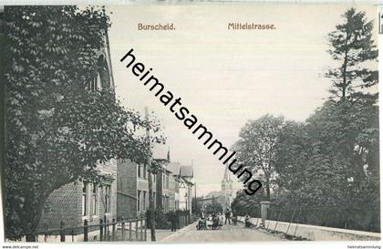 Burscheid - Mittelstrasse - AK ca. 1910 - Verlag Rob. Reininghaus Burscheid