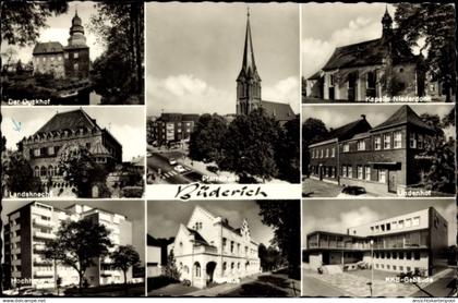 CPA Büderich Meerbusch am Niederrhein, Lindenhof, Pfarrkirche, Hochhaus