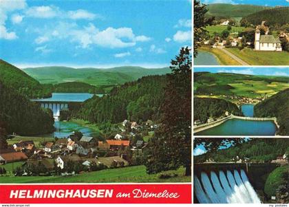 Helminghausen Marsberg NRW Panorama Diemelsee Sperrmauer