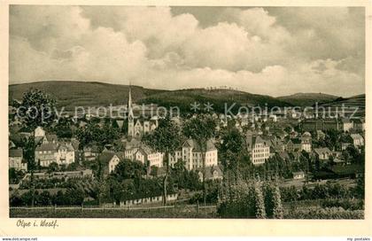 Olpe Stadt Panorama
