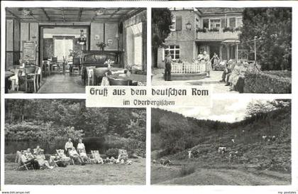 Rom Morsbach Rom Sieg Gasthof Pension Klein x 1957