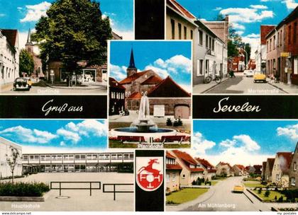 Sevelen Issum NRW Dorflinde Marienstrasse Pfarrkirche Brunnen Schule Am Muehlenb