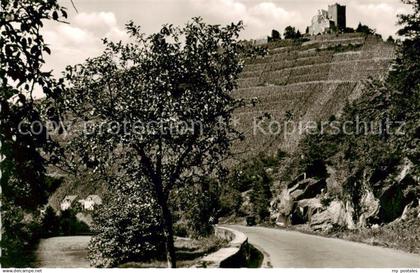 Alf Bullay Mosel Hoellental mit Burg Arras