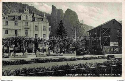 Bad Muenster am Stein Ebernburg Rheinland-Pfalz Erholungsheim der D.A.F. Restaur
