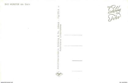 Bad Muenster am Stein Ebernburg Rheinland-Pfalz Luftbild Nahe Rotenfels Felsen A