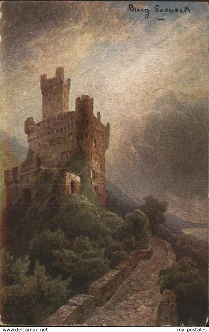 Burg Sooneck Burg Kuenstlerkarte