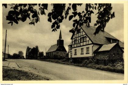 CPA AK Losheim - Kirche und Schule GERMANY (914393)