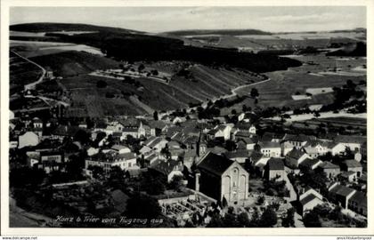 CPA Conz Konz an der Mosel, Fliegeraufnahme