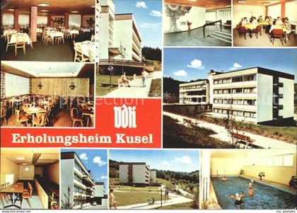 Kusel VdK Erholungsheim Kusel Speisesaal Aufenthaltsraum Kegelbahn Minigolf Hall
