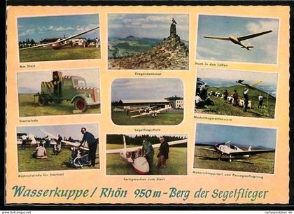 AK Wasserkuppe /Rhön, Segelflugschule, Modellflugwettbewerb