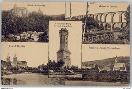 Rochlitz Sachsen Rochlitz Schloss Rochsburg Goehrener Bruecke Schloss Wechselbur