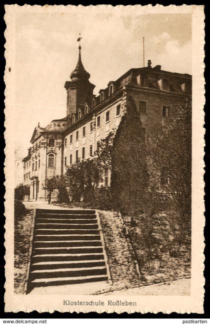 ALTE POSTKARTE ROSSLEBEN KLOSTERSCHULE Schule école monastique convent school cpa AK Ansichtskarte postcard