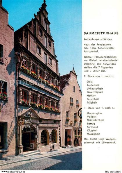 Rothenburg Tauber Baumeisterhaus