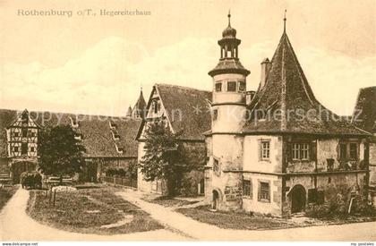 Rothenburg Tauber Hegereiterhaus