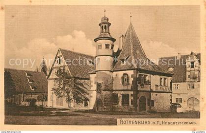 Rothenburg Tauber Hegereiterhaus