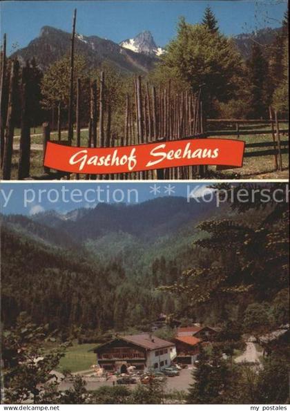 Ruhpolding Bayern Gasthof Seehaus Chiemgauer Alpen