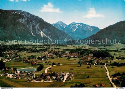 Ruhpolding Bayern Panorama mit Rauschberg Chiemgauer Alpen